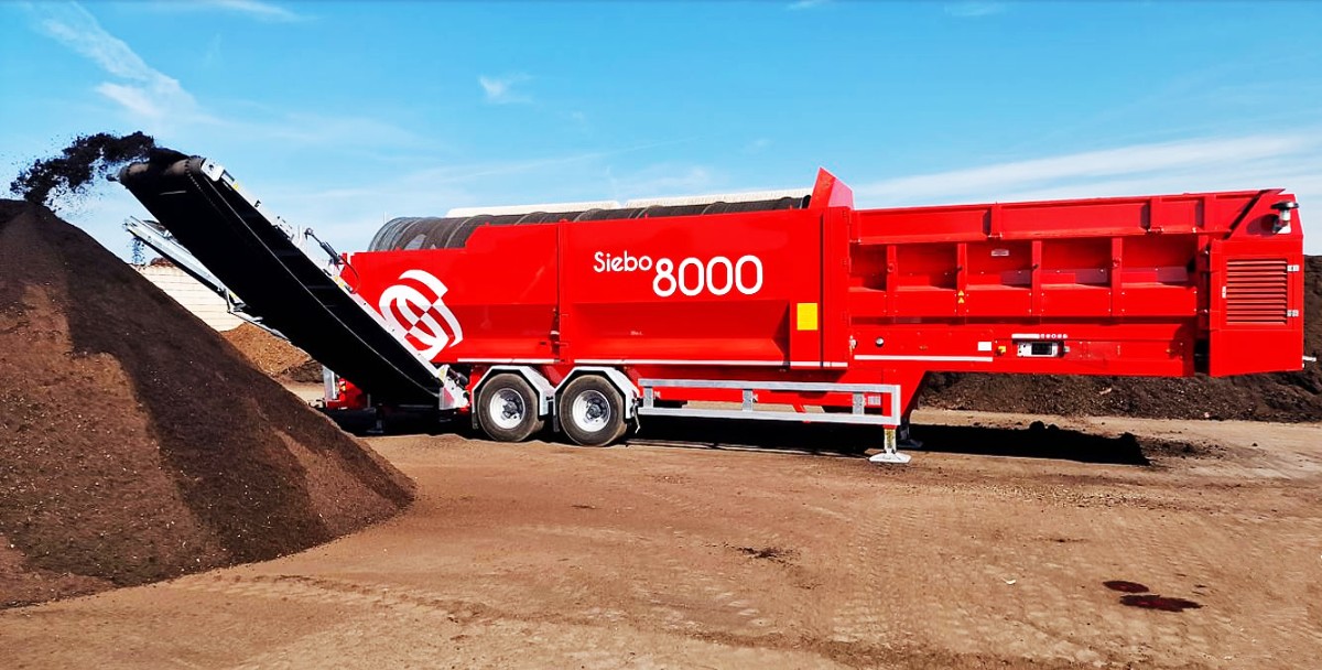 Crible à trommel SIEBOTEC 8000